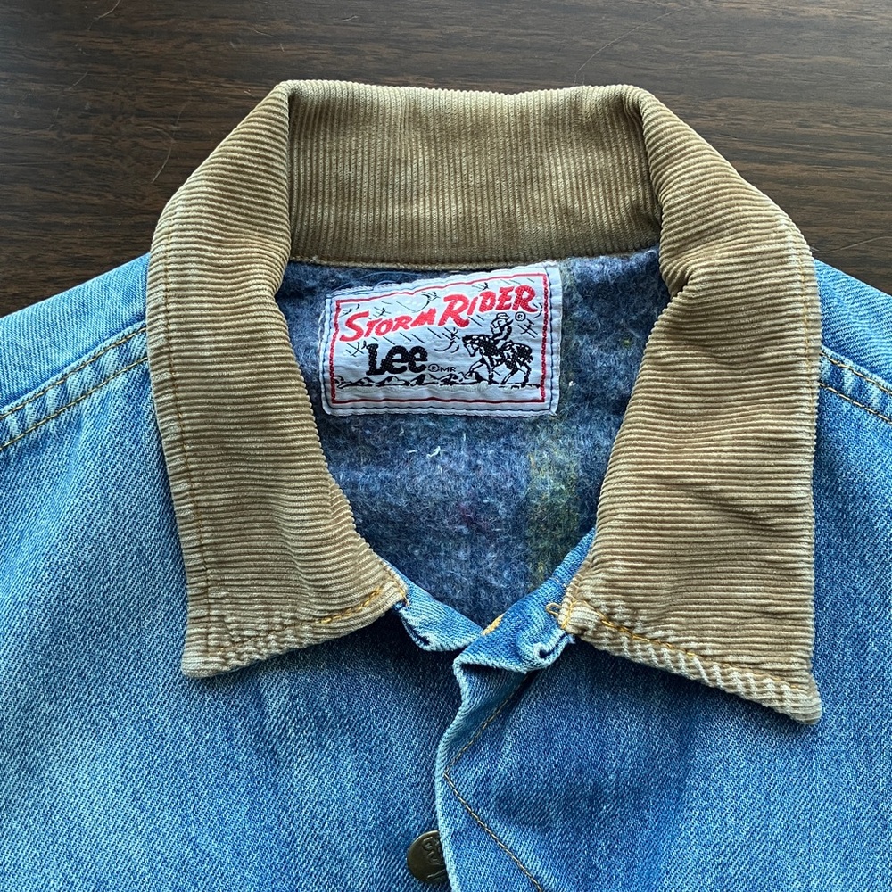 Vintage 80s/90s Lee Storm Rider Denim Jacket, Men’s Medium
